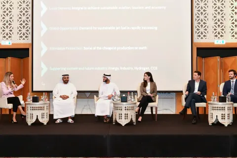 "إطلاق تقرير "خريطة طريق تحويل الطاقة الى وقود في قطاع الطيران