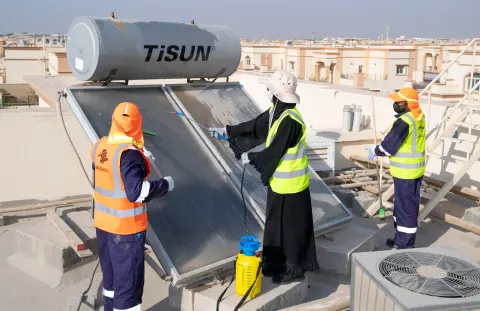 وزارة الطاقة والبنية التحتية تنظم مبادرة تطوعية في حي الرقايب في إمارة عجمان (بالتزامن مع اليوم العربي للتطوع واليوم العالمي للمهندسين)