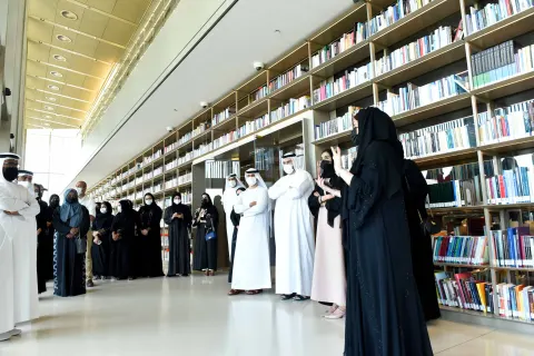 زيارة موظفي الوزارة بيت الحكمة