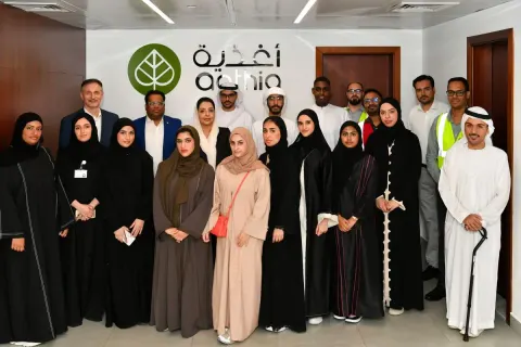 زيارة طلاب انطلاقة لشركة مياه العين