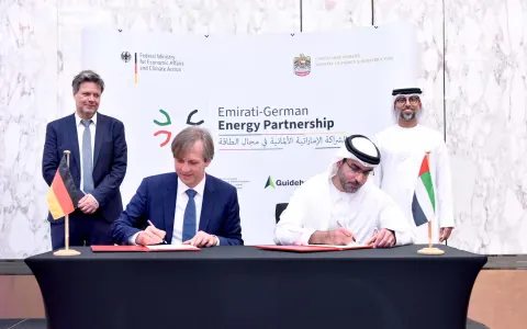الشراكة الاماراتية الألمانية في مجال الطاقة