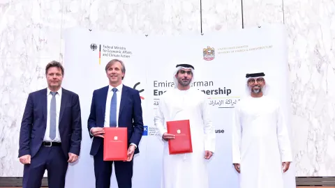 الشراكة الاماراتية الألمانية في مجال الطاقة