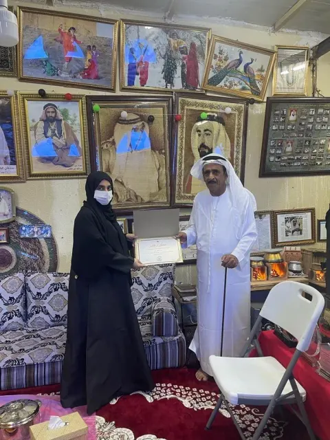 زيارة إلى متحف الوالد سعيد علي النقبي في مدينة خورفكان