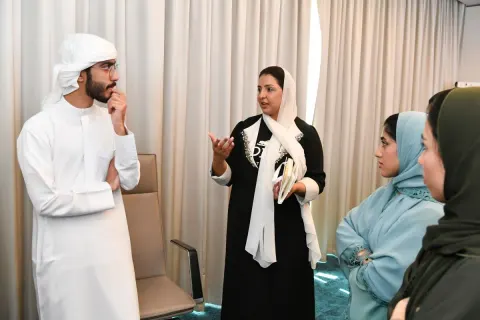 ورشة العصف الذهني لطلاب انطلاقه