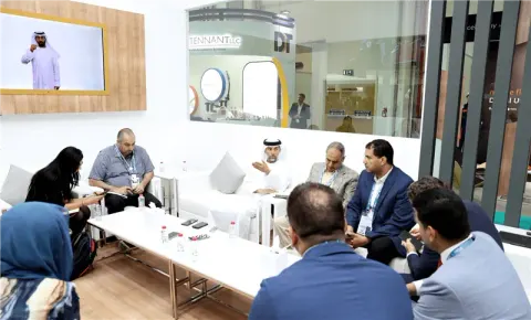 مشاركة وزارة الطاقة والبنية التحتية في معرض العالمي للمرافق