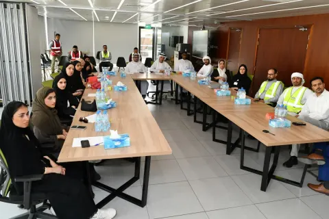 زيارة طلاب انطلاقة لشركة مياه العين