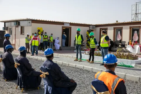 تحتفل الطاقة والبنية التحتية بـ الأخوة الإنسانية بأنشطة مختلفة