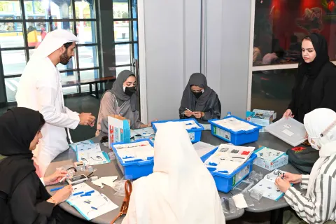 ورشة التثقيفية ترفيهية بالتعاون مع ليغو لاند ضمن مبادرات الحملة الوطنية للترشيد
