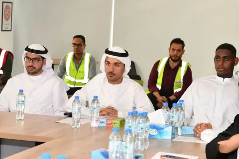 زيارة طلاب انطلاقة لشركة مياه العين