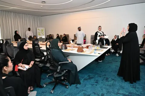ورشة العصف الذهني لطلاب انطلاقه