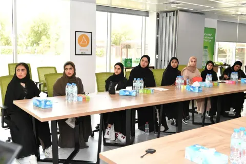 زيارة طلاب انطلاقة لشركة مياه العين