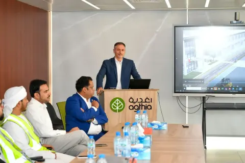 زيارة طلاب انطلاقة لشركة مياه العين